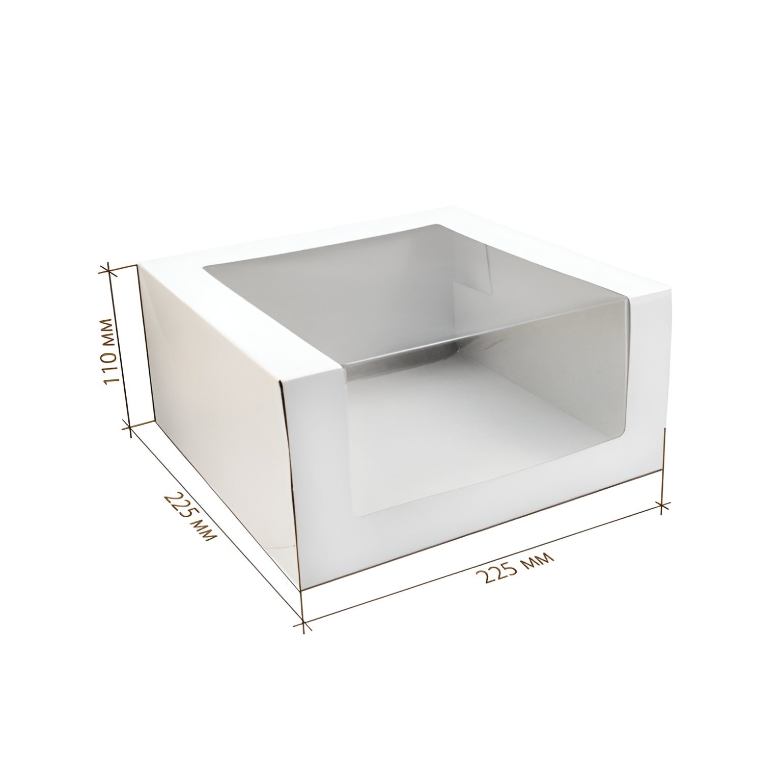 Короб КТ-110 белая окно 22,5*22,5*11 см
