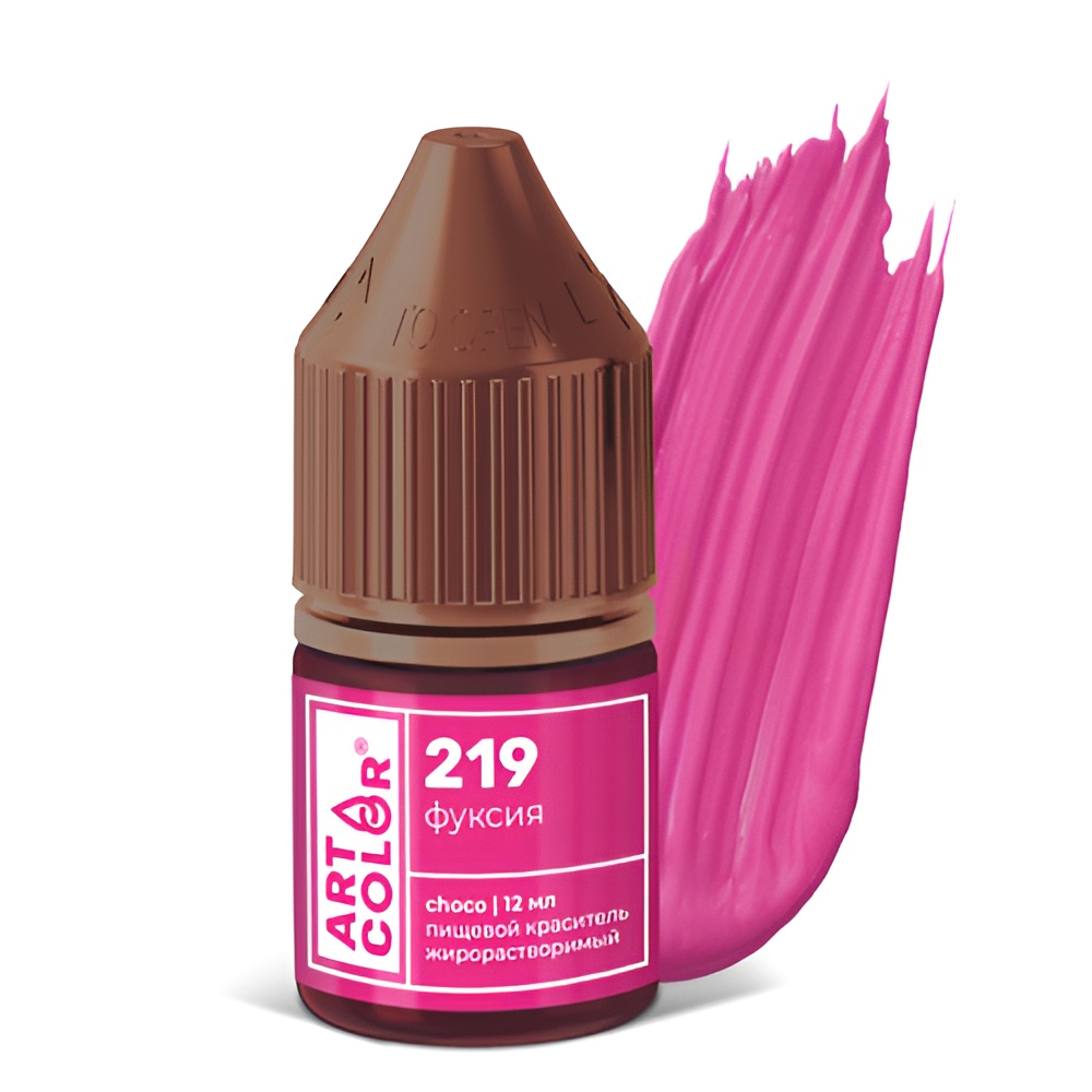 Краситель Art Color Choco Фуксия  № 219 жирорастворимый, 12 мл