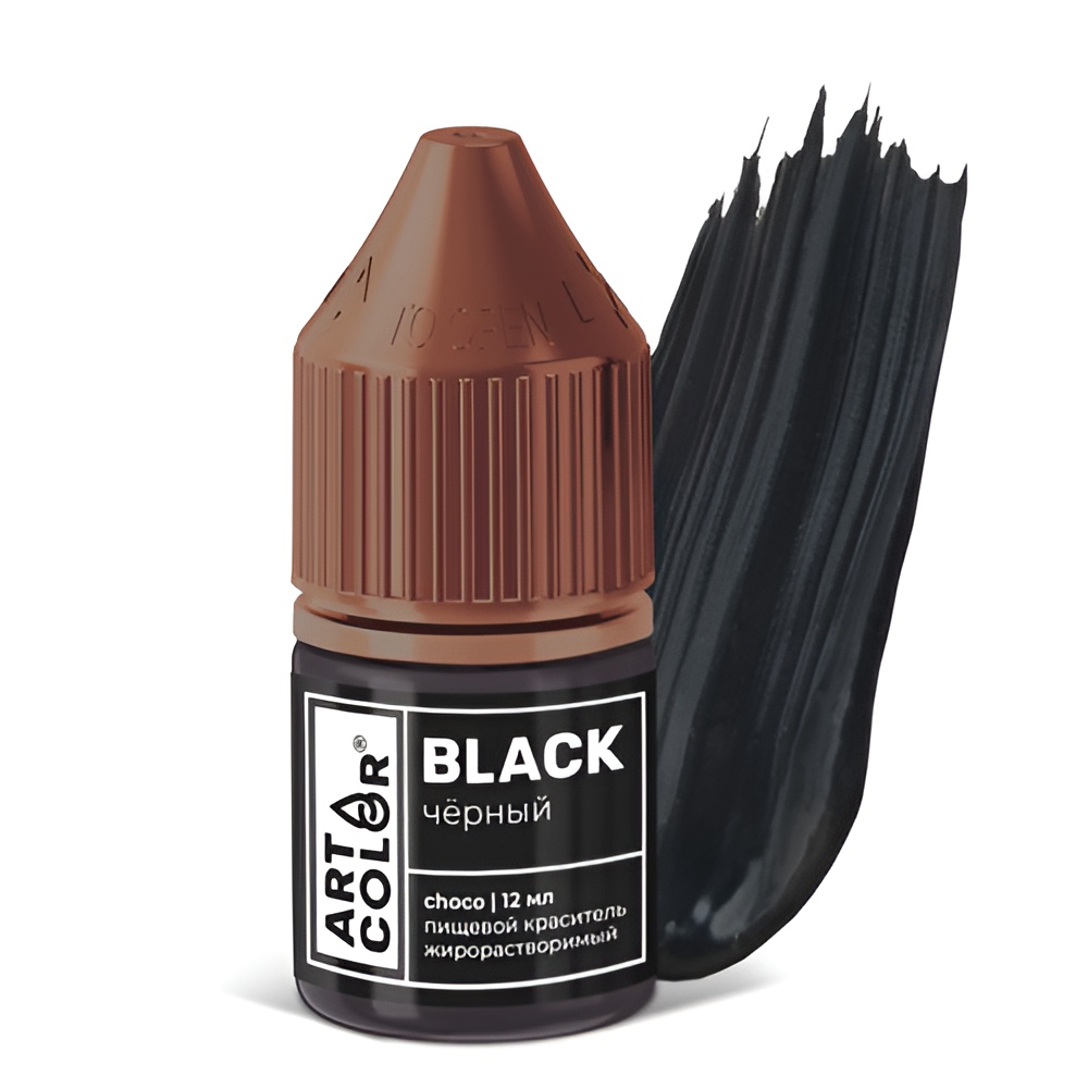 Краситель Art Color Choc Черный жирорастворимый, 12 мл