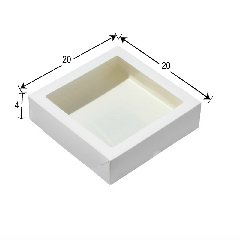 Коробка БЕЛАЯ tabox PRO 1500 20*20*4 см