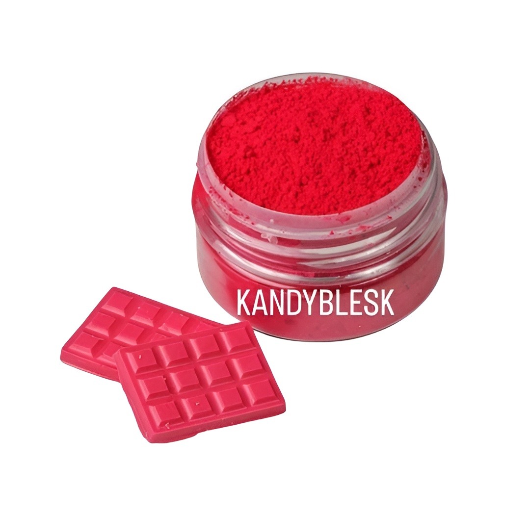 Краситель Kandyblesk "Матовый красный неоновый" универсальный, эффект бархата, 10 гр.