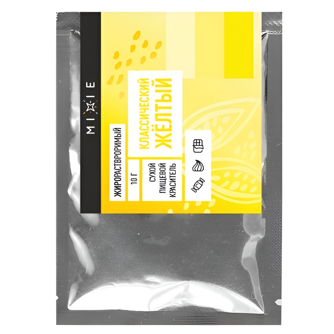 Краситель MIXIE "Классический желтый" жирорастворимый сухой, 10 гр.