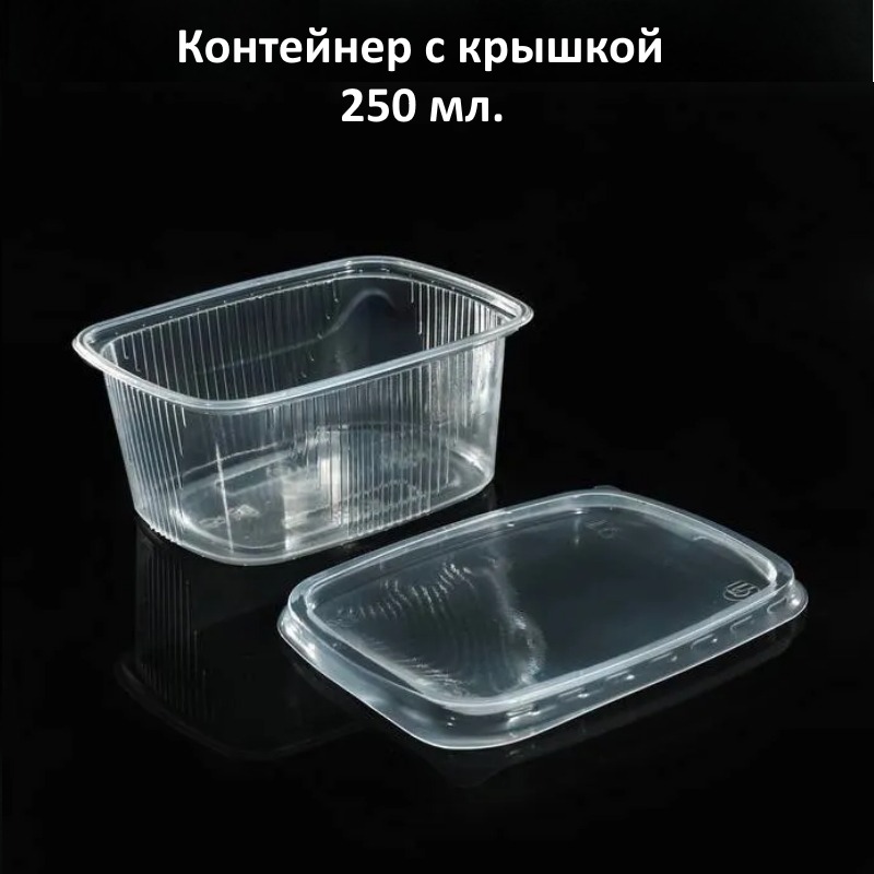 Контейнер 250 мл + крышка 108*82