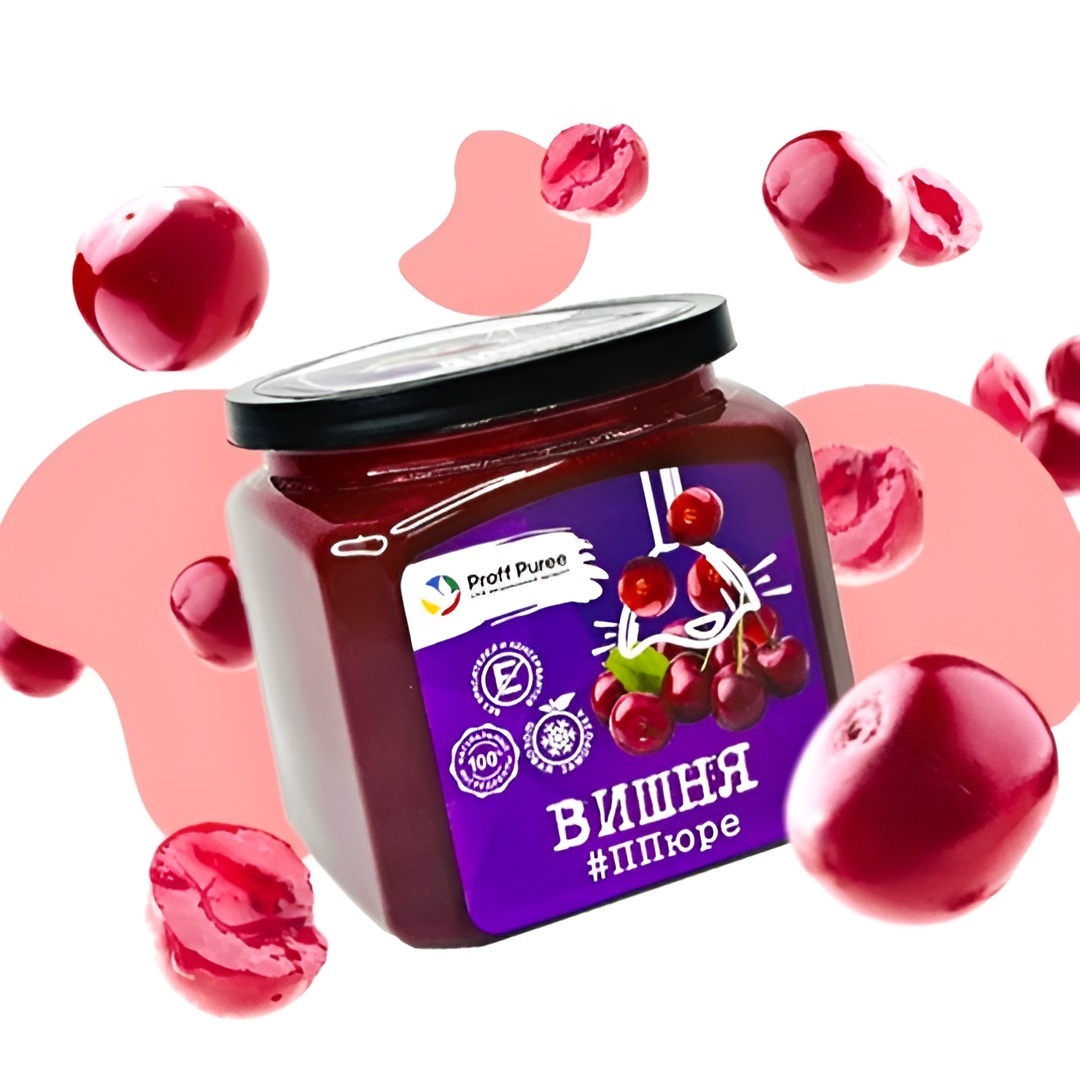 Пюре вишни замороженное Proff Puree 0,5 кг