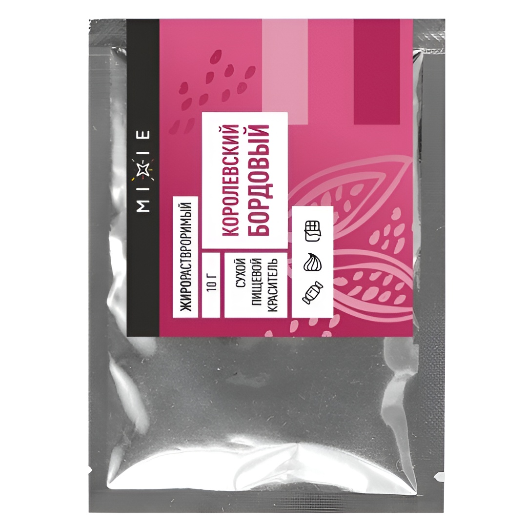 Краситель MIXIE "Королевский бордовый" жирорастворимый сухой, 10 гр.