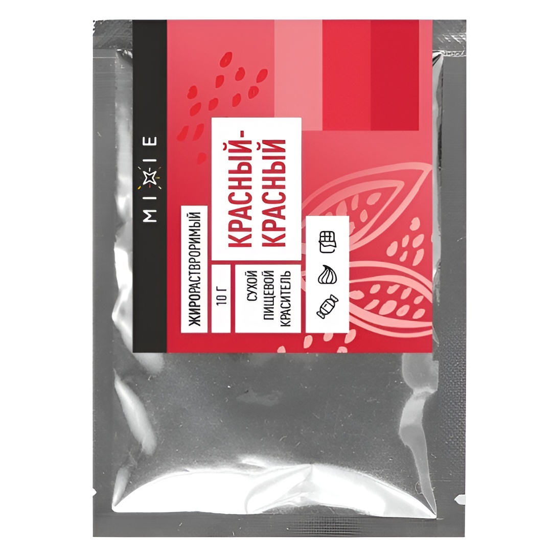 Краситель MIXIE "Красный-красный" жирорастворимый сухой, 10 гр.