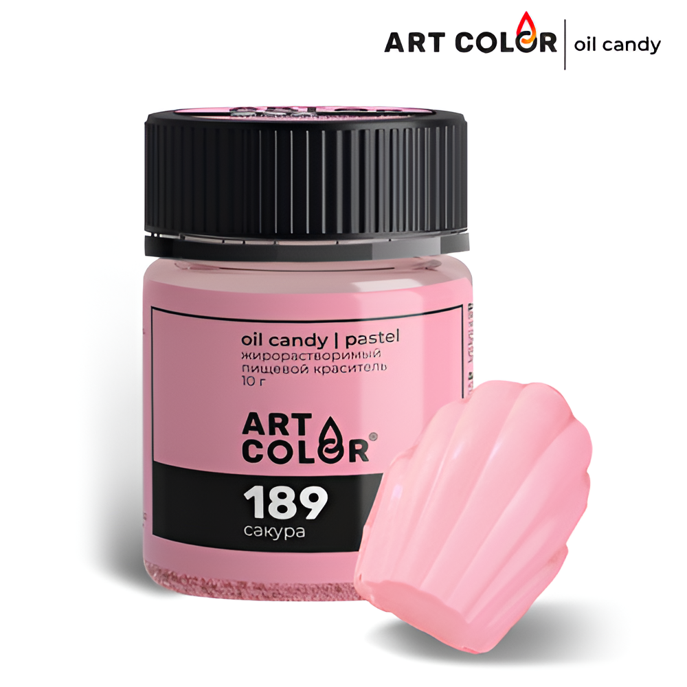 Краситель Art Color Oil Candy Сакура  № 189 жирорастворимый сухой, 10 гр.