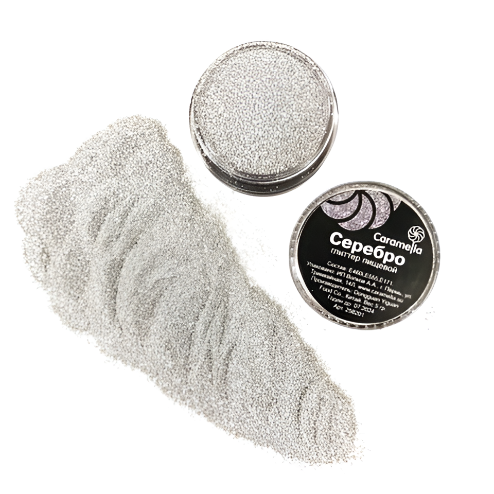 Глиттер Caramella  "Серебро" 5 гр.