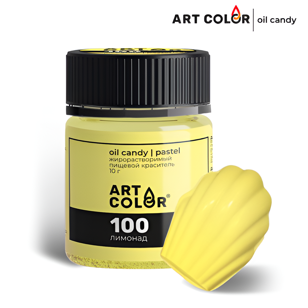 Краситель Art Color Oil Candy Лимонад  № 100 жирорастворимый сухой, 10 гр.