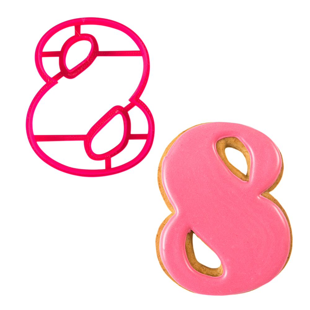 Вырубка "Цифра 8" 9 см
