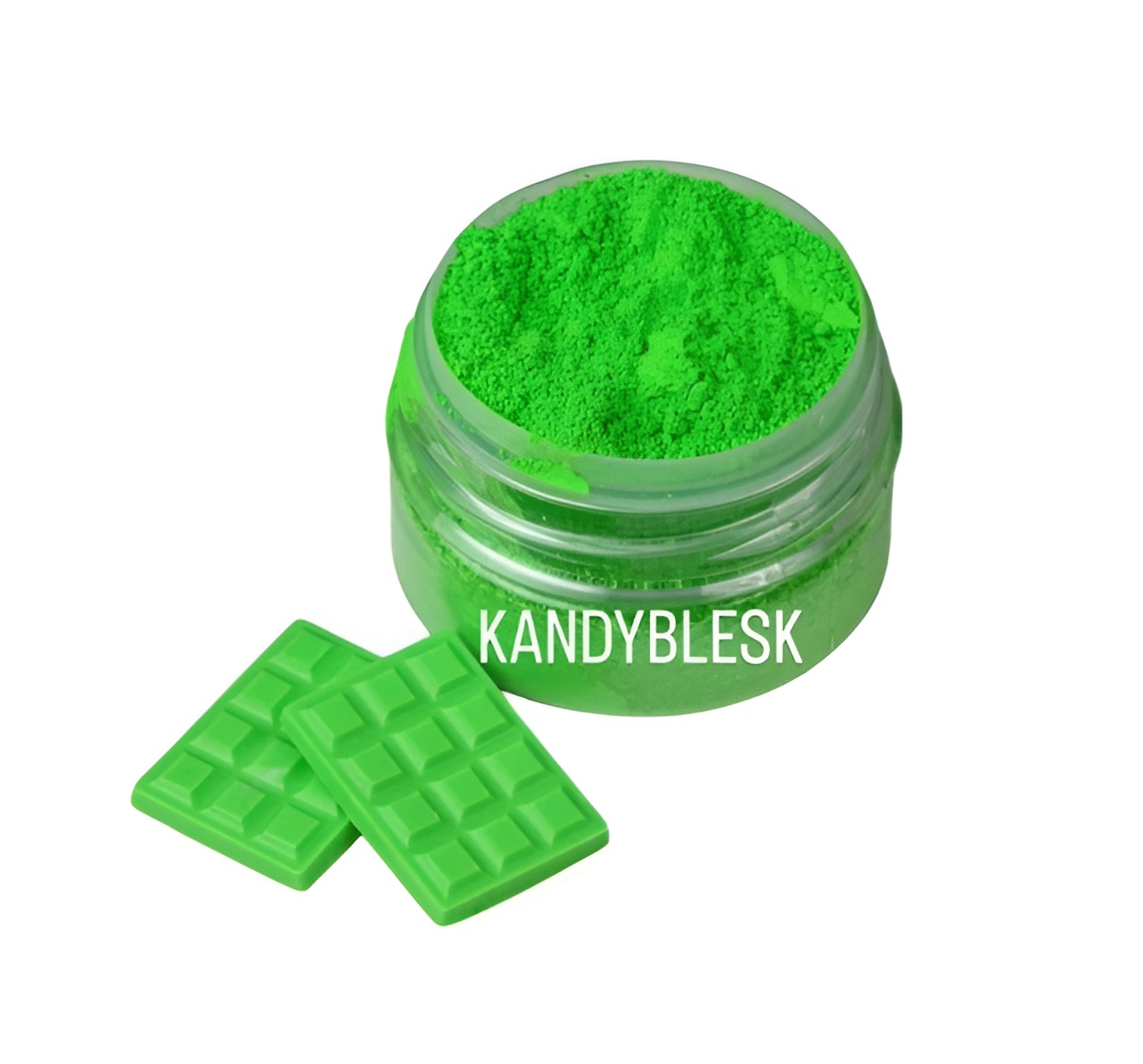 Краситель Kandyblesk "Матовый лайм неоновый"  универсальный, эффект бархата,, 10 гр.