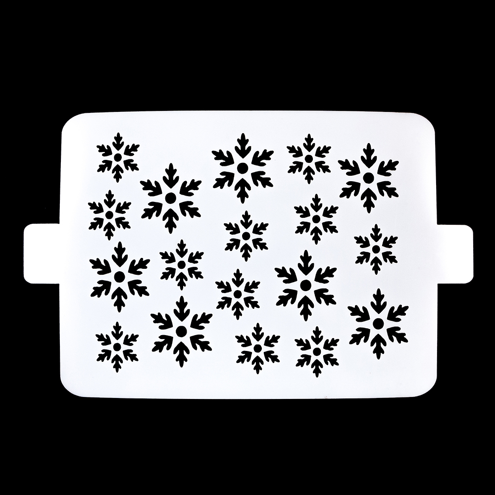 Трафарет для выпечки "Снежинки" 20*15 см