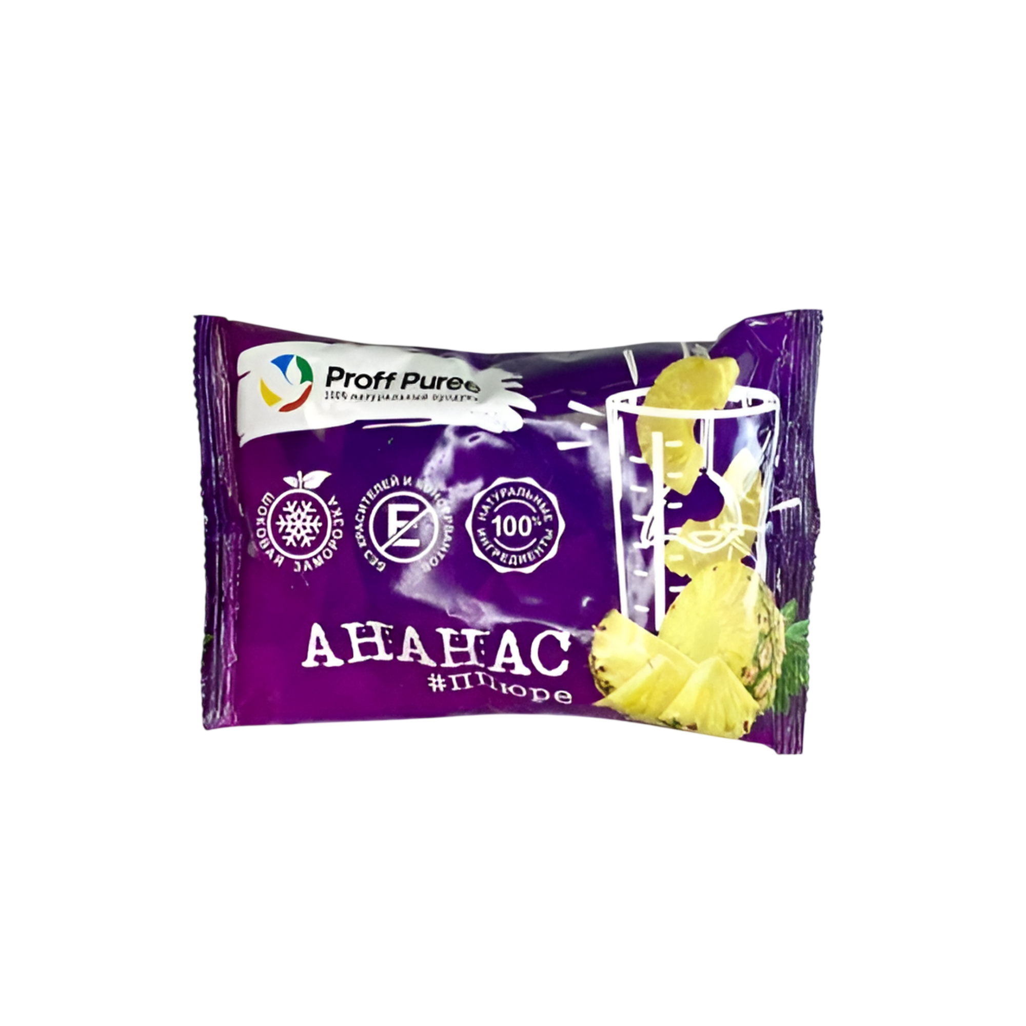 Пюре ананаса замороженное Proff Puree 0,25 кг саше